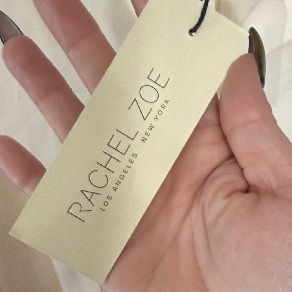 Rachel Zoe Cream Button Down Shirt - Picture 3 of 6